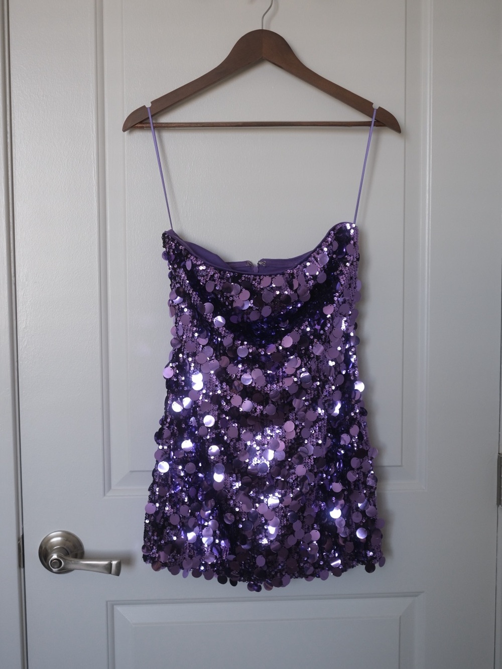 PRINCESS POLLY Evianna Strapless Mini Dress - PURPLE